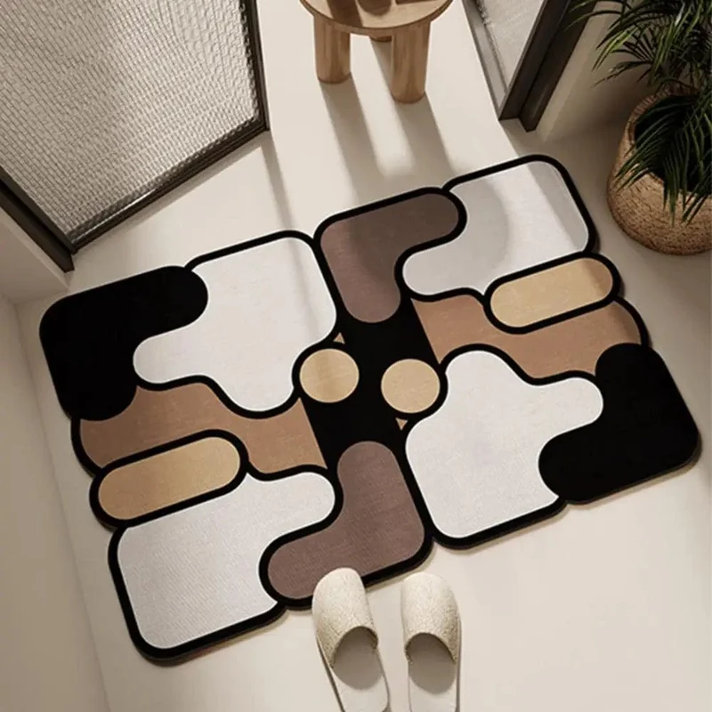 Tapis diatomite café au lait