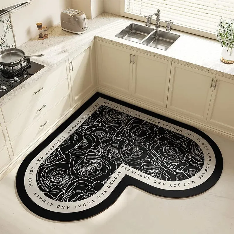 Tapis en diatomite romantique