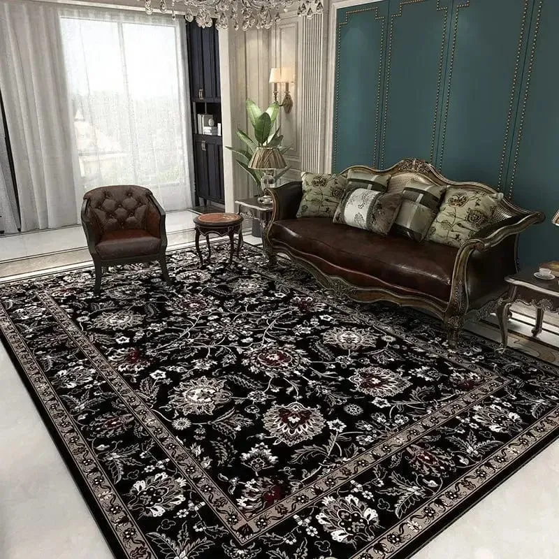 Tapis persan noir