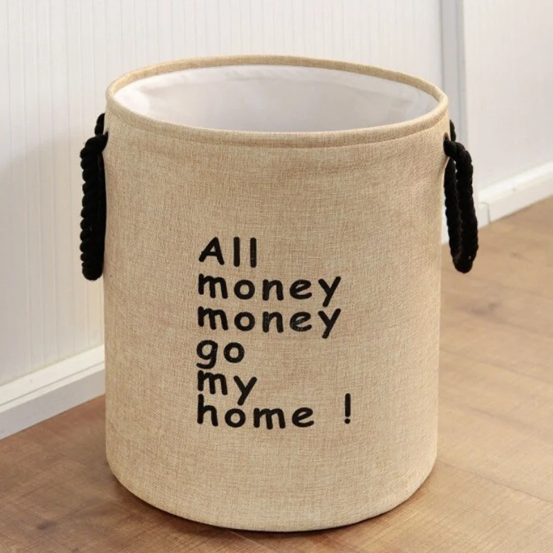 Panier à linge en jute ~ MONEY