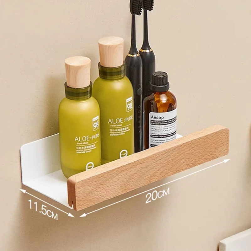 Etagere murale bois clair et blanc ~ WOOD CB