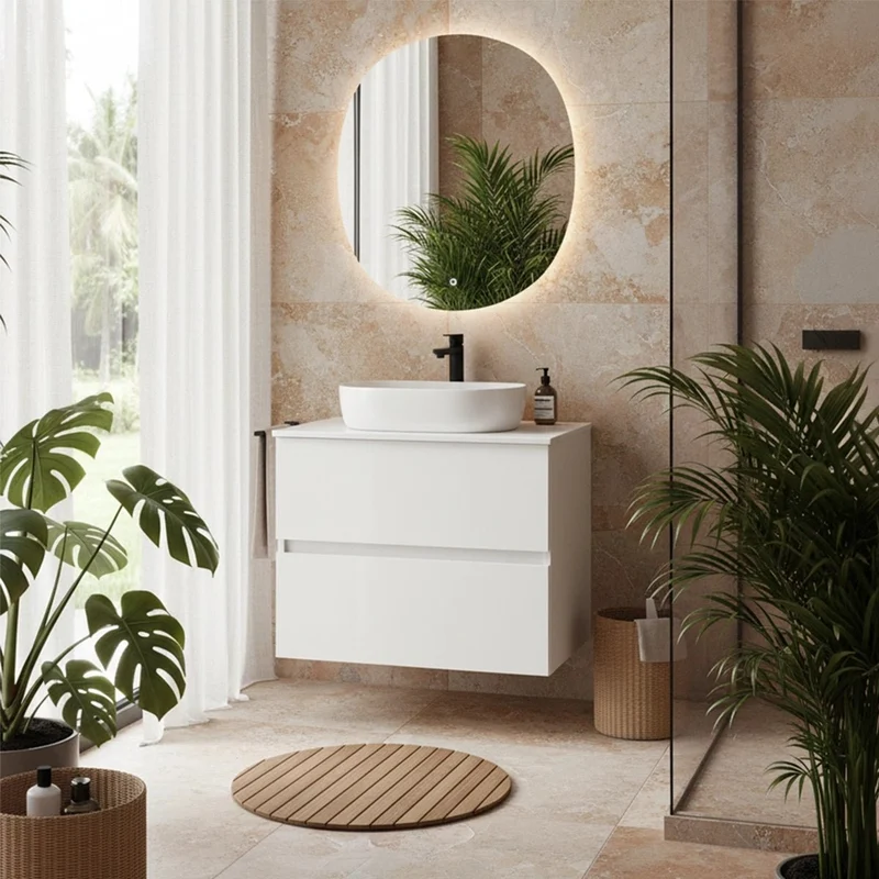 Meuble de bain avec tiroirs Zahara