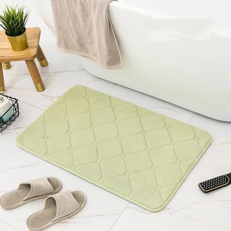 Tapis de bain champagne
