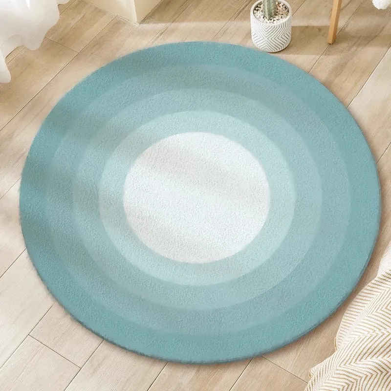 Tapis rondeur céruléenne