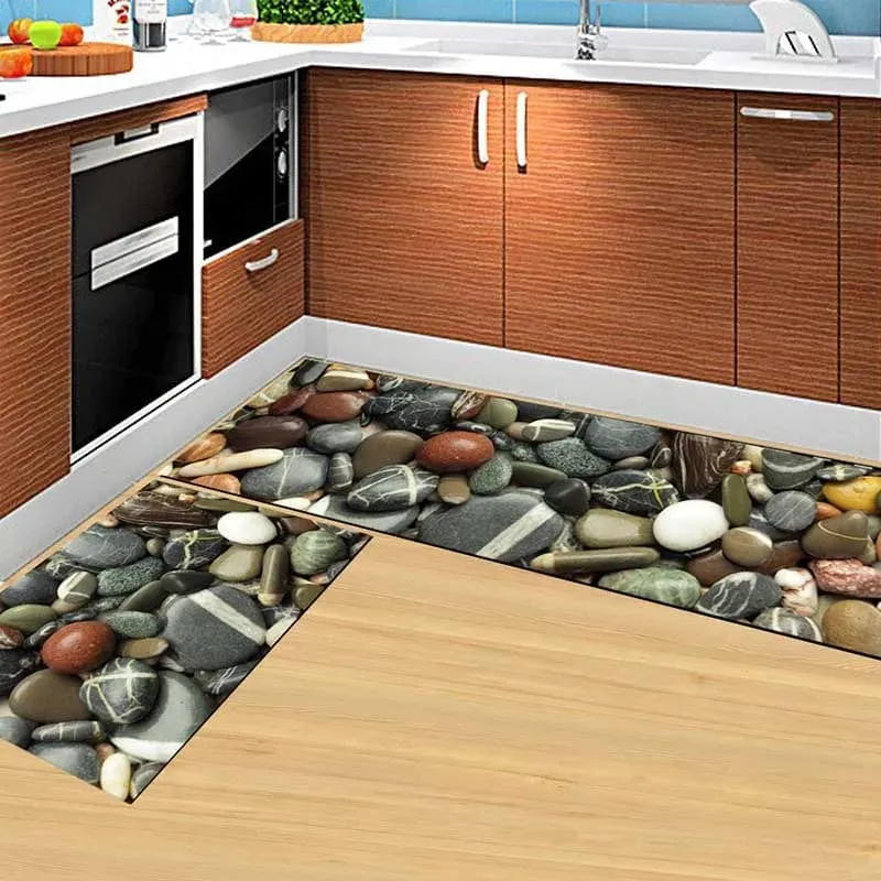 Tapis de cuisine galets
