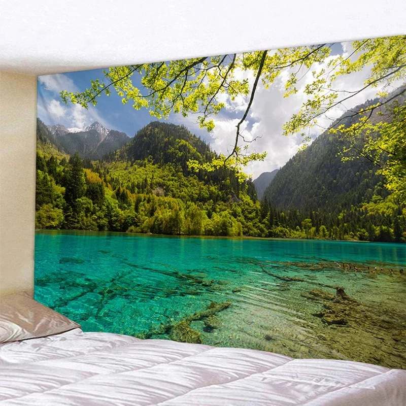 Tapis mural clarté lacustre