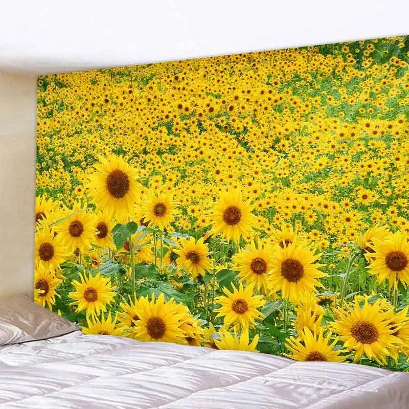 Tapis mural champ doré