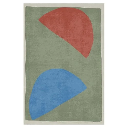 Tapis abstrait gris