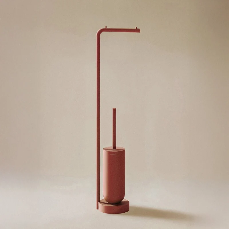 Porte-rouleau de papier toilette Geyser avec porte-balai