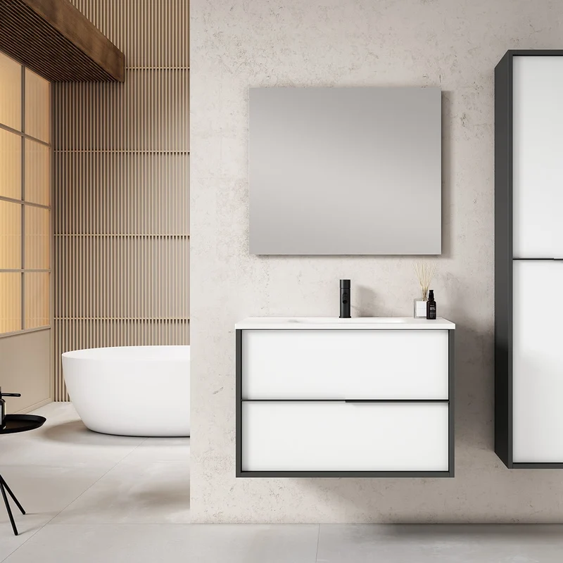 Meuble de salle de bain moderne Doly