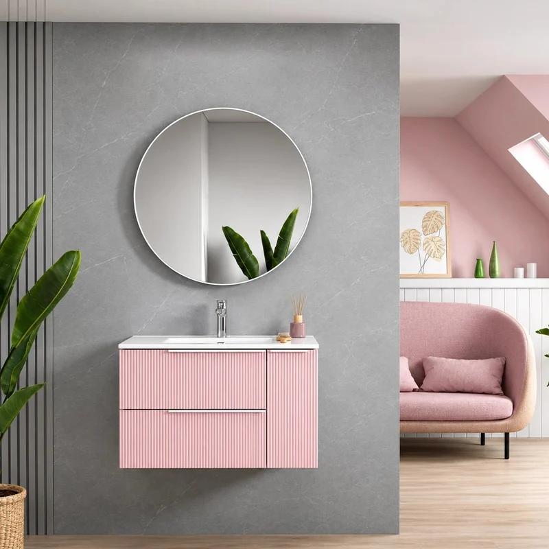 Meuble suspendu avec relief Bali