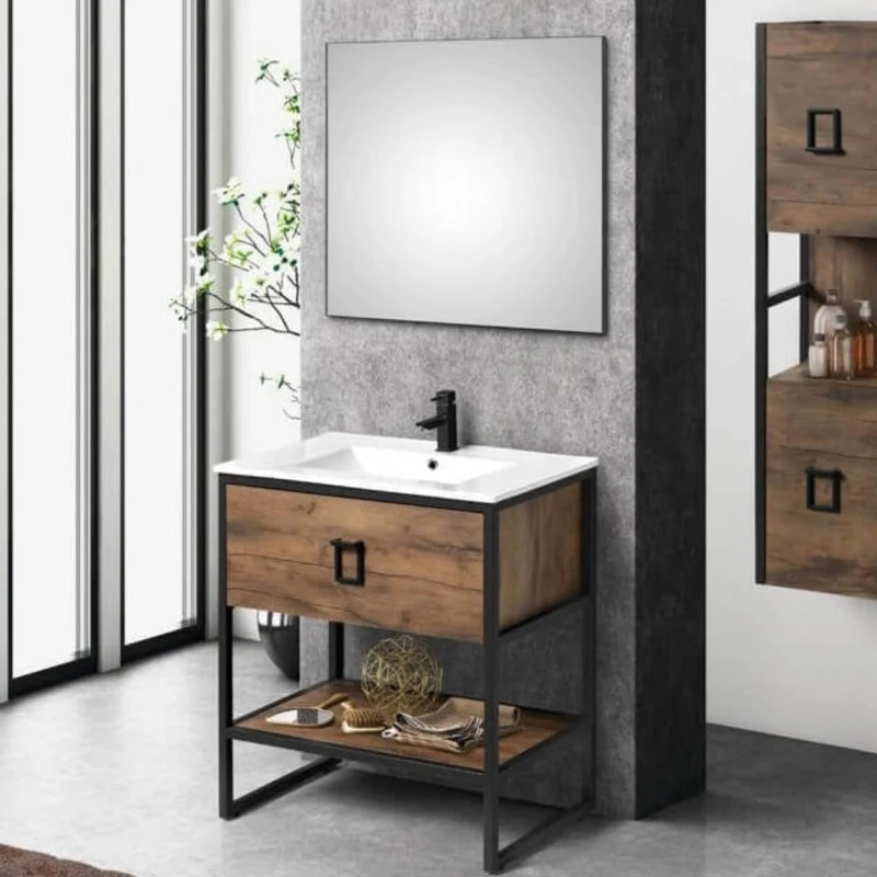 Meuble de salle de bain un tiroir Gorbea