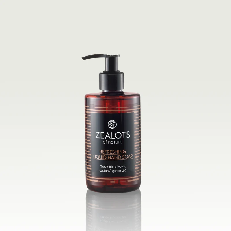 Savon liquide rafraîchissant pour les mains au parfum de thé vert