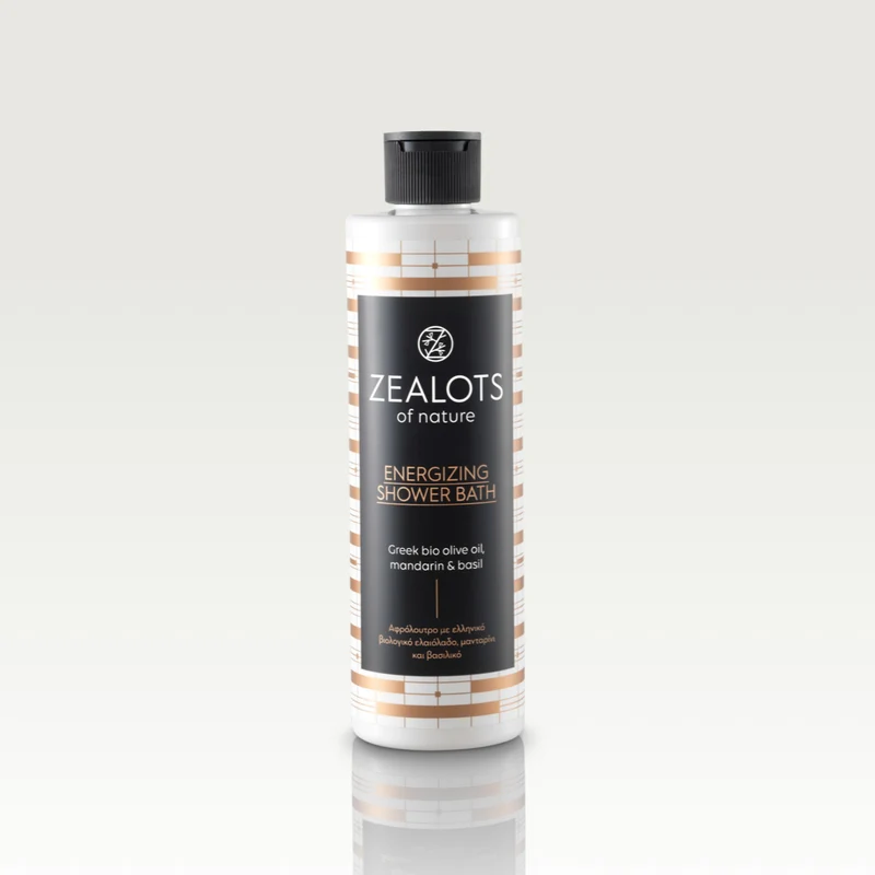Gel douche énergisant à la mandarine, au citron vert et au basilic