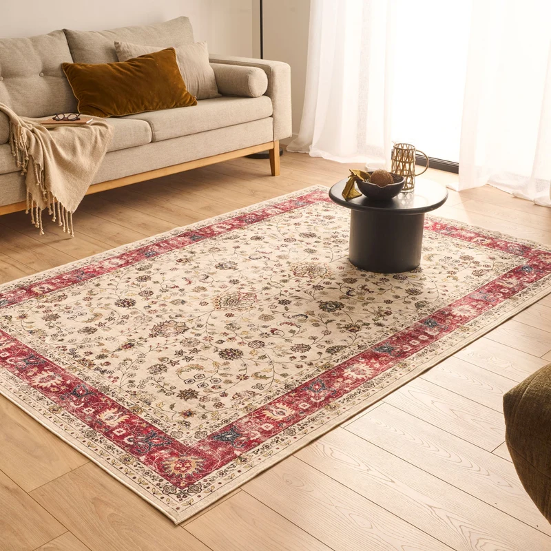 OTTOMAN - Tapis salon vintage beige - OTT841BEI