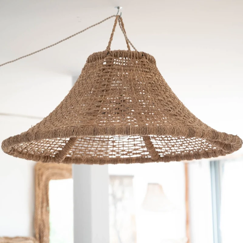 Suspension Suna Tressée en Corde Naturelle - Ø 64 cm