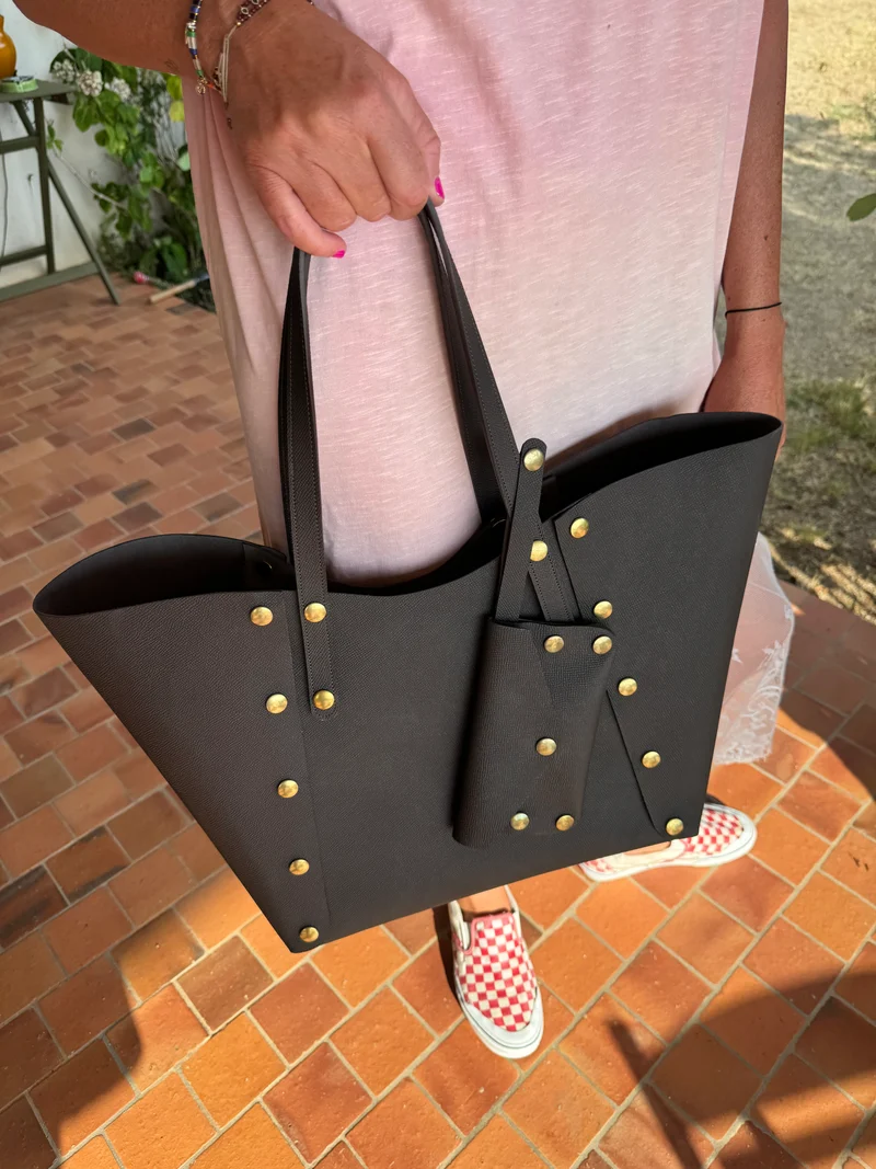 SAC CABAS GEORGES CHOCOLAT