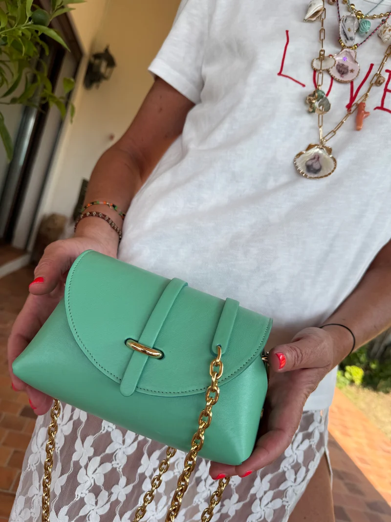 SAC CUIR CARGÈSE MON AMOUR