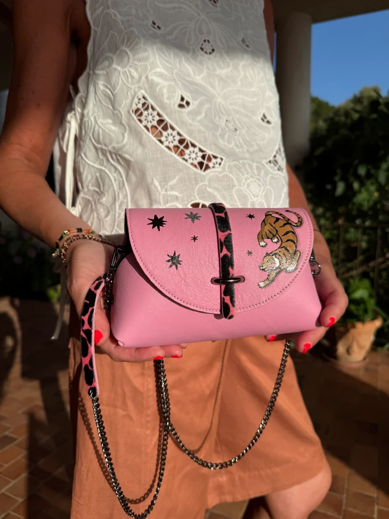 SAC EN CUIR TIGER LOVE