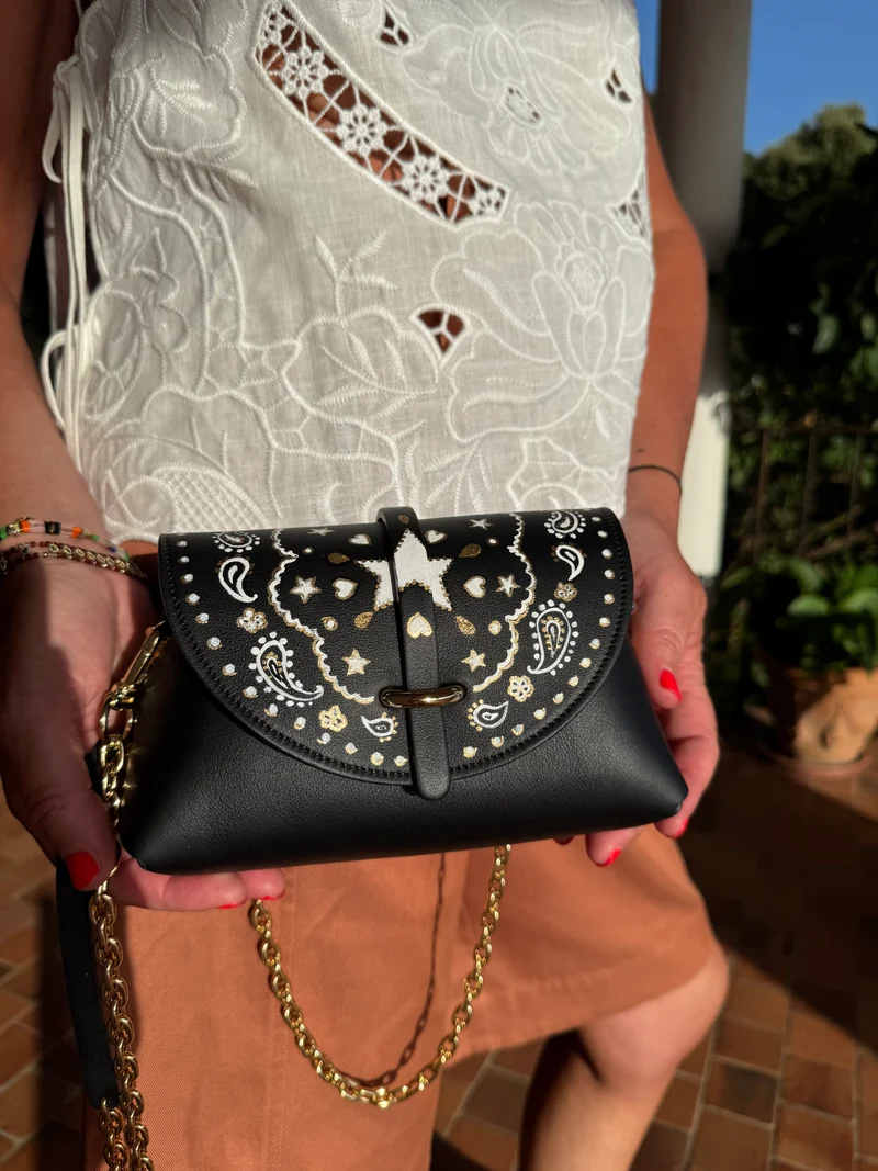 SAC EN CUIR BANDANA FOREVER