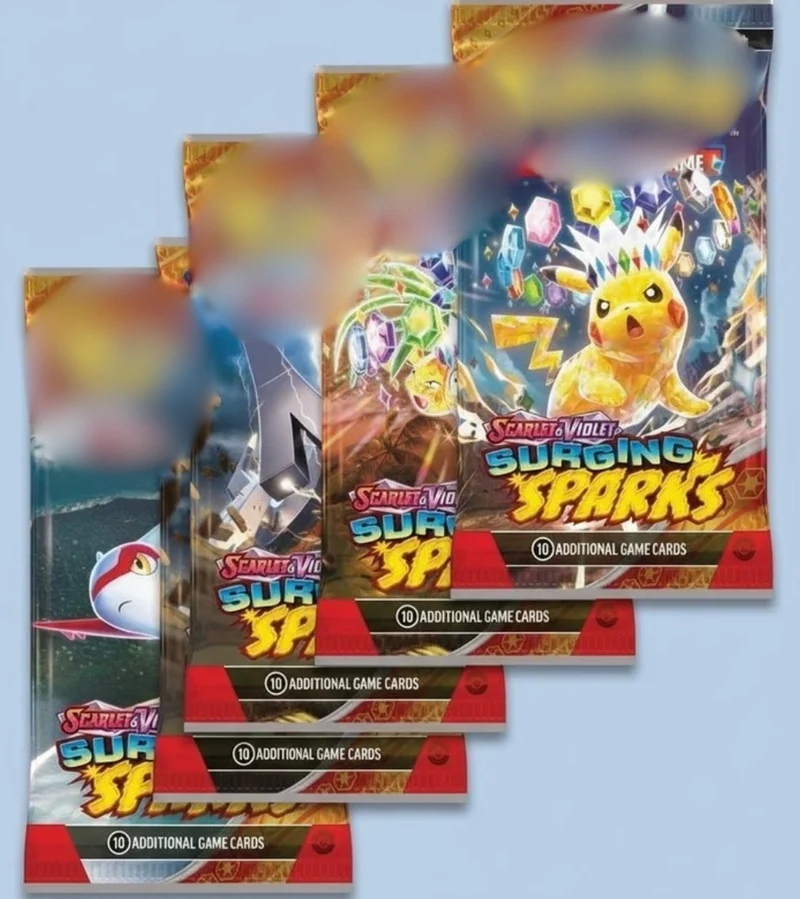 P0KEMON SCARLET & VIOLET - SURGING SPARKS - PAQUET BOOSTER (ANGLAIS)