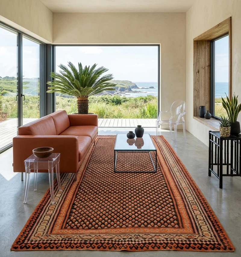 Kilim ancien Sene – 290 × 136 cm