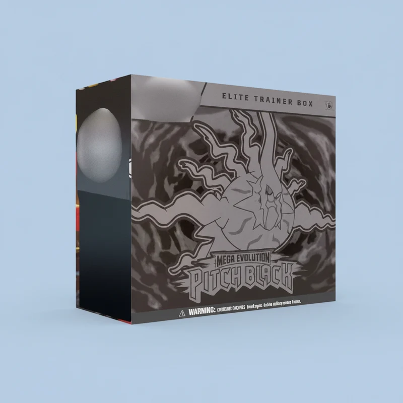 P0KEMON MEGA EVOLUTION - PITCH BLACK - ELITE TRAINER BOX (ANGLAIS)