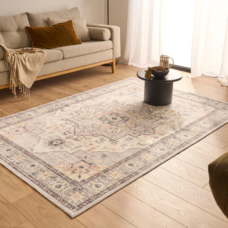 OTTOMAN - Tapis vintage gris - OTT840GRI