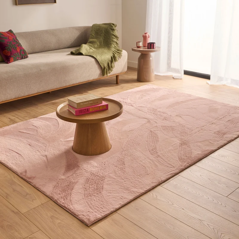 NUBE - Tapis doux rose - NUB6000ROS