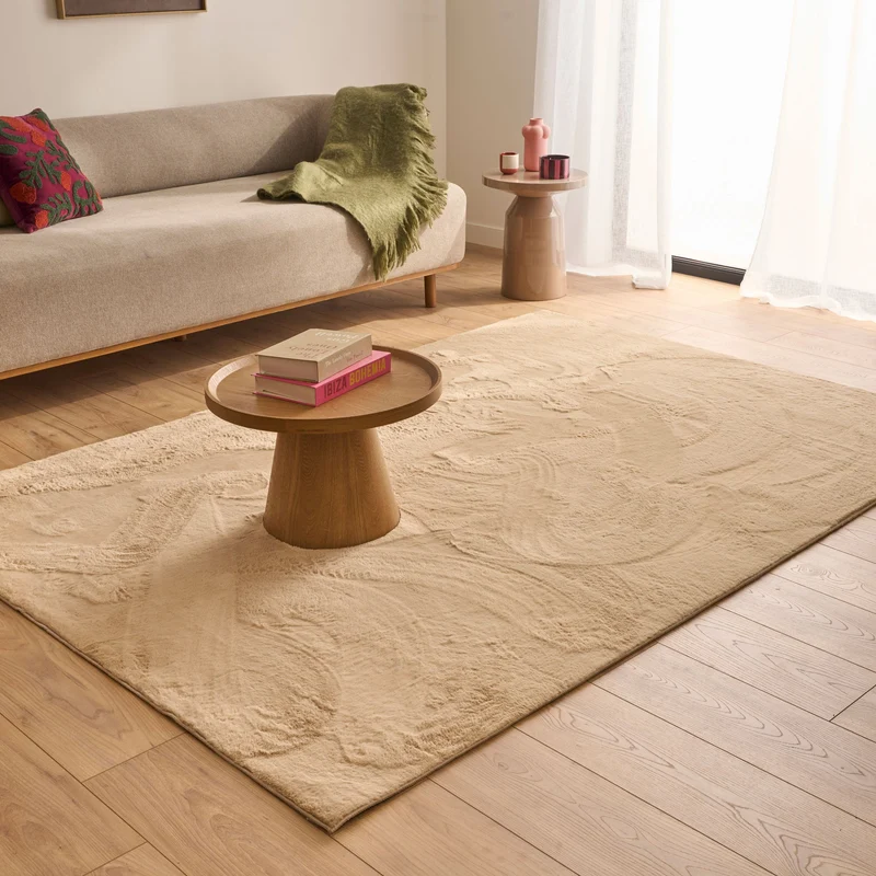NUBE - Tapis doux beige - NUB6000BEI