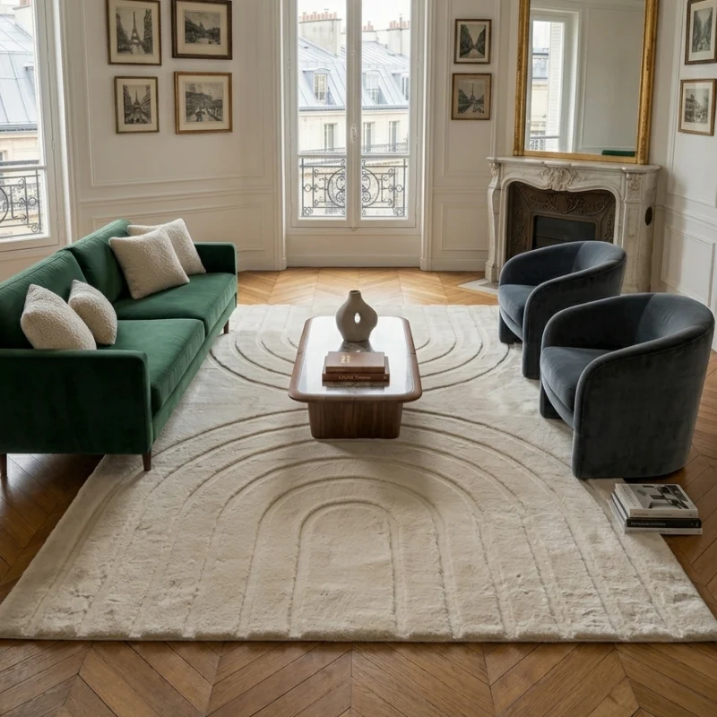 ALASKA - Tapis doux beige - ALA293BEI