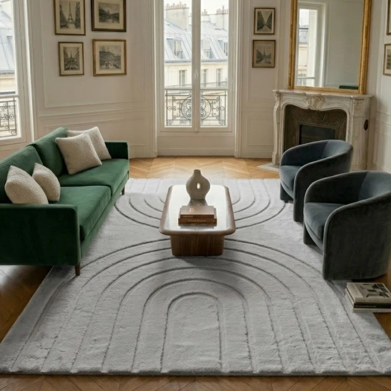 ALASKA - Tapis doux gris - ALA293GRI