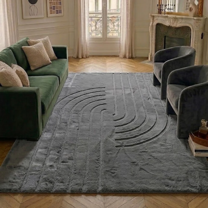 ALASKA - Tapis doux et élégant anthracite - ALA294ANT