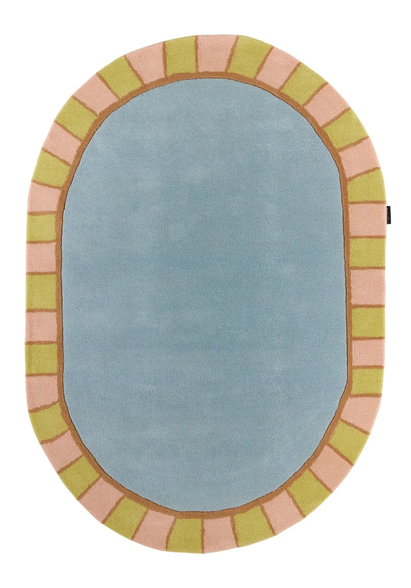 Rayon tendre – Tapis en laine aux teintes pastel
