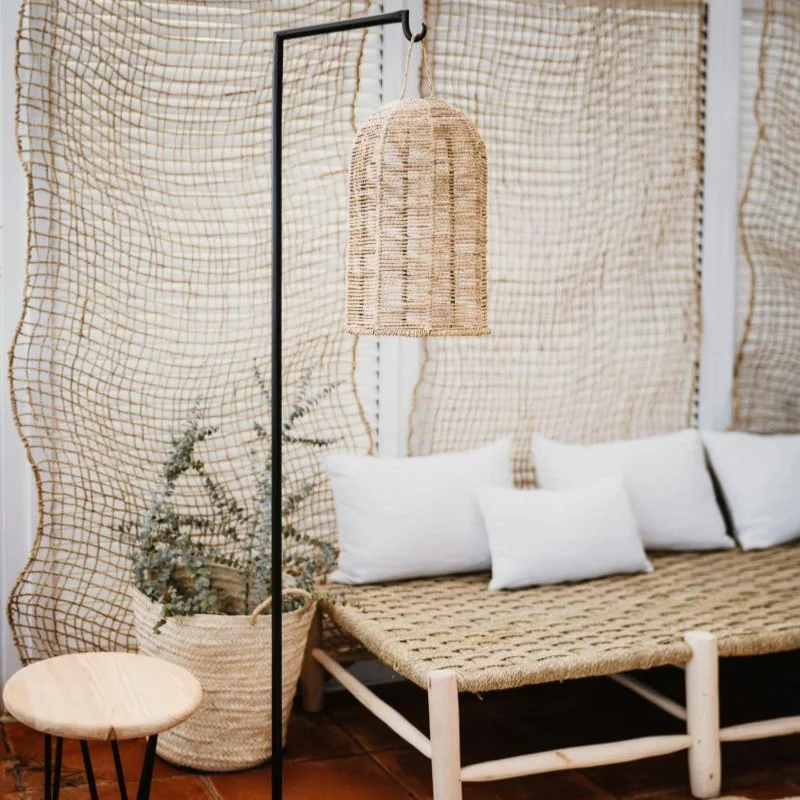 Pied de Lampe Métal Areta - Design Minimaliste 2 Hauteurs (160cm et 150cm)