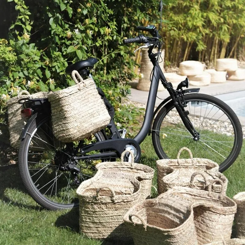 Panier Double ARTIZAN Tressé Adapté aux Vélos