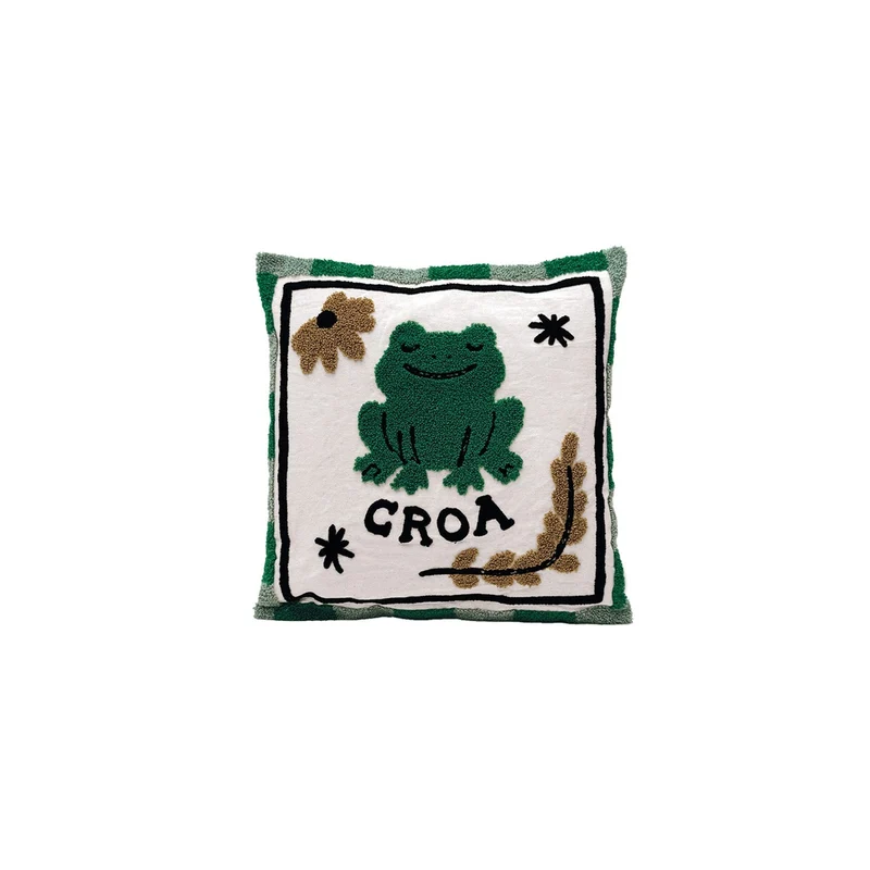 Coussin influence "GRENOUILLE" 40 cm x40 cm 019116