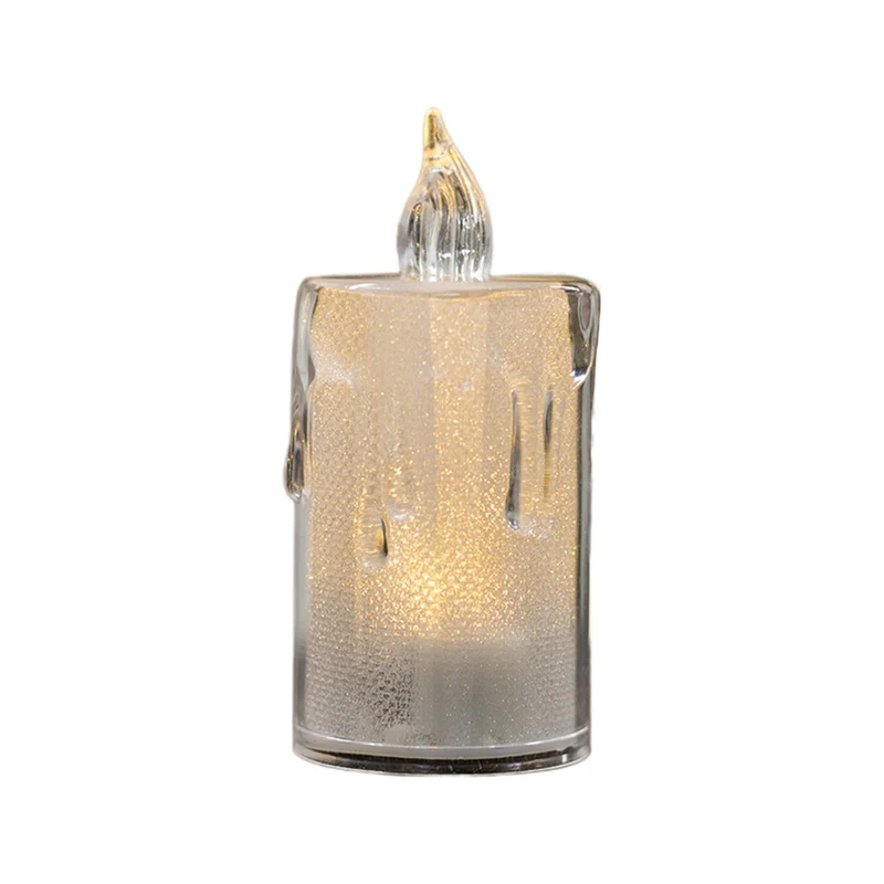 Déco Lot de 5 bougies LED D4 cm H8 cm 016235