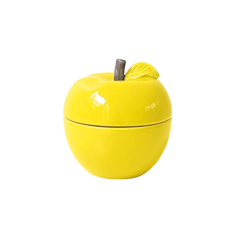 Bougie "POMME" jaune senteur Citron 019070