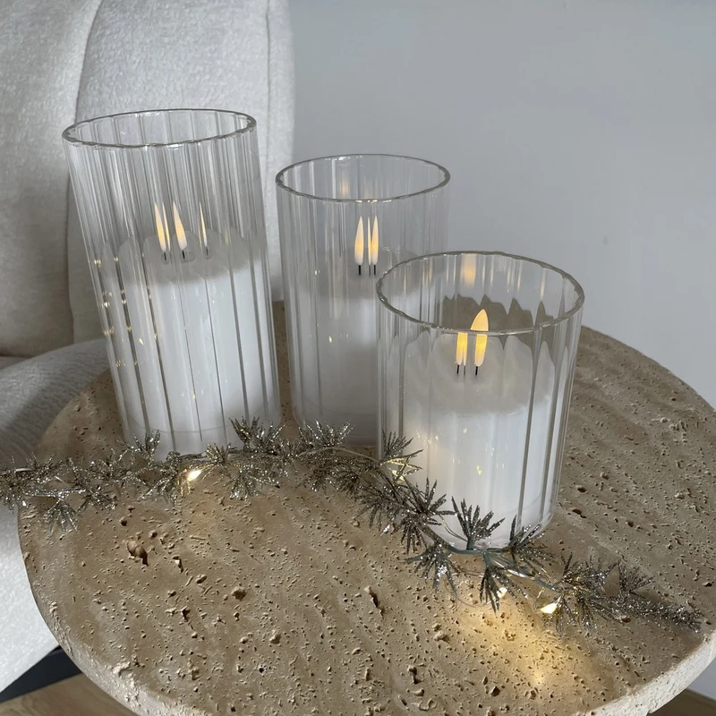 Lot de 3 bougies avec télécommande OBJET 015884