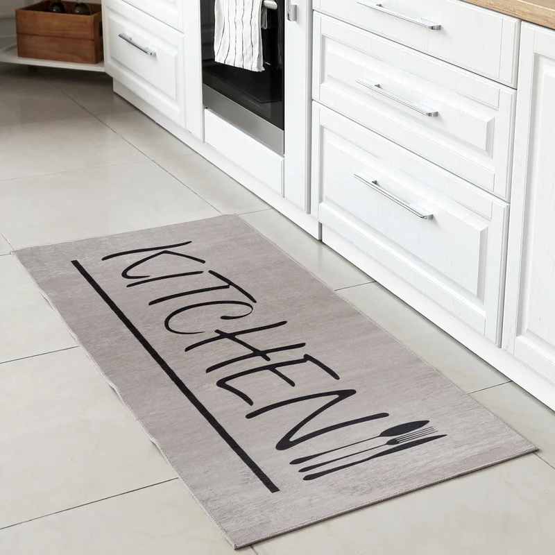 Tapis de Cuisine "KITCHEN" Beige