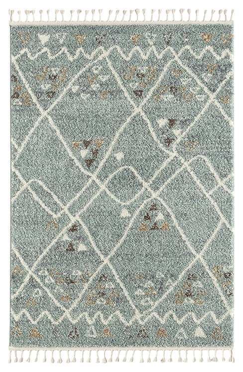 DELYA - Tapis ethnique turquoise - DEL3110TUR