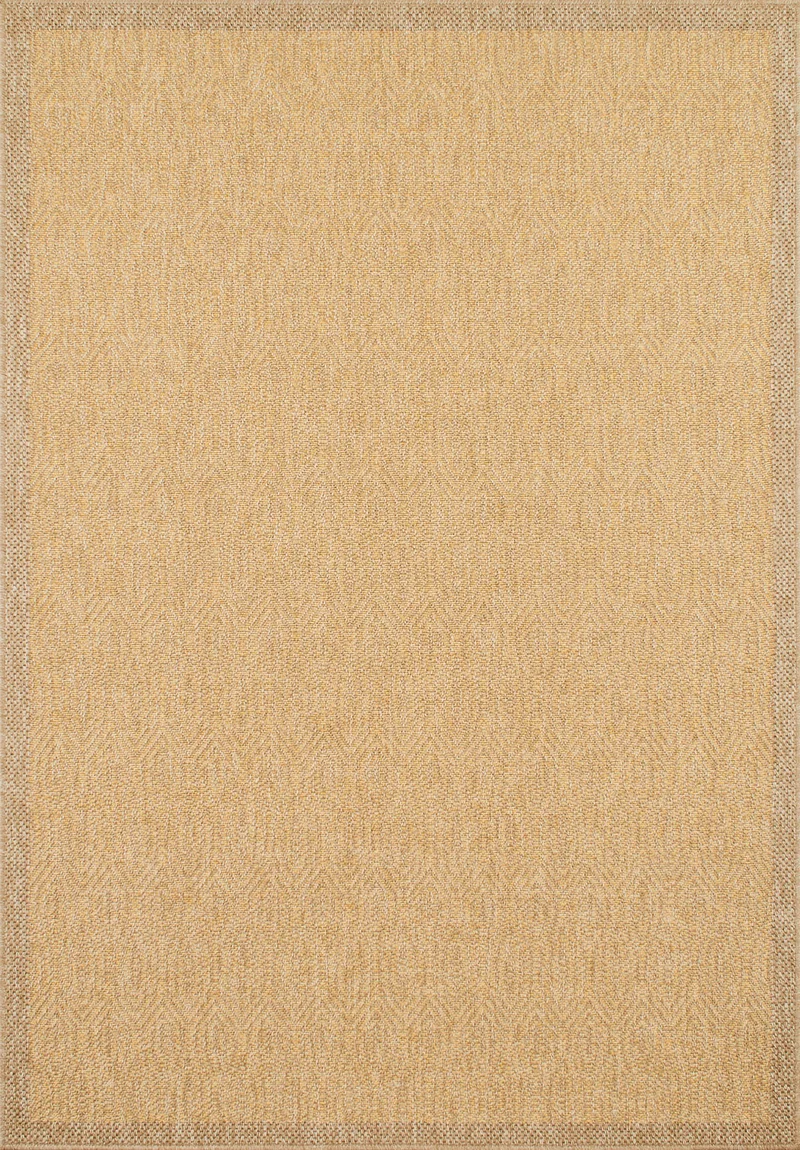 NATURE - Tapis intérieur et extérieur aspect jute jaune - NAT8877JAU