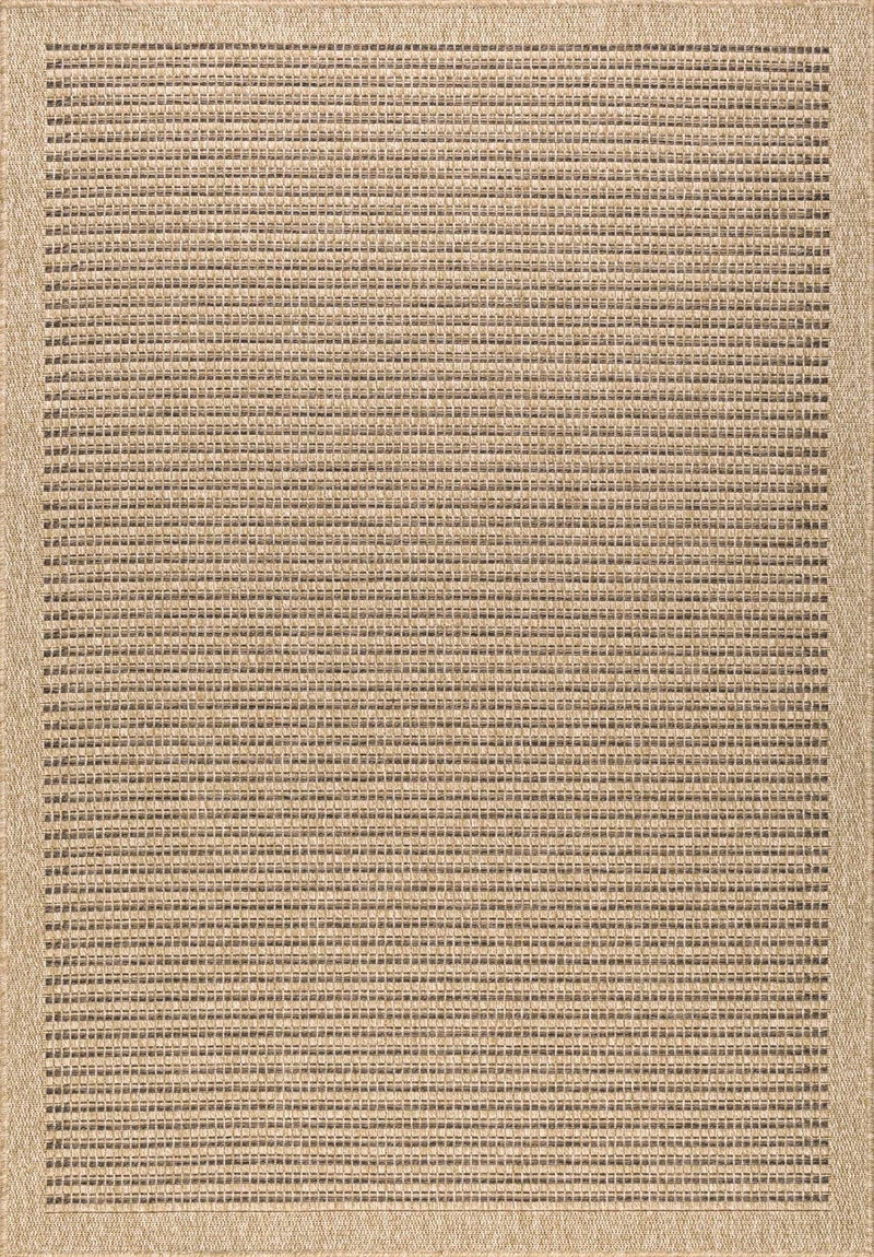 NATURE - Tapis effet jute naturel uni marron - NAT8751MAR