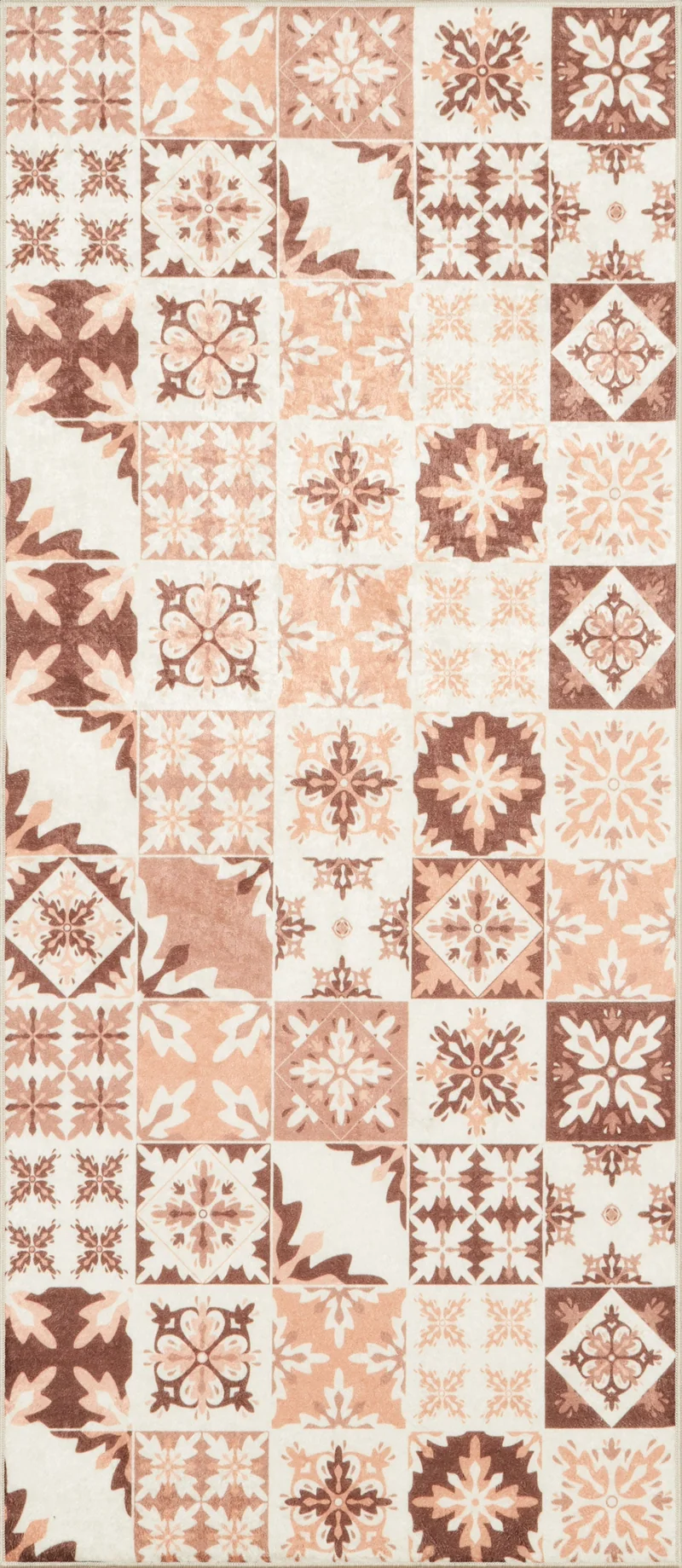 AZULEJO - Tapis de cuisine orange - AZU757ORA