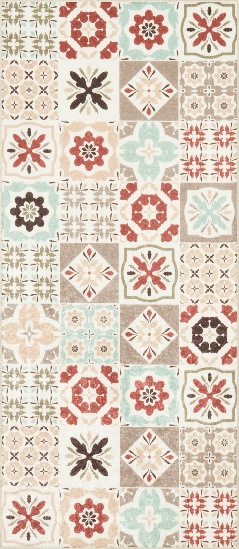 AZULEJO - Tapis de cuisine multicolore - AZU756MUL