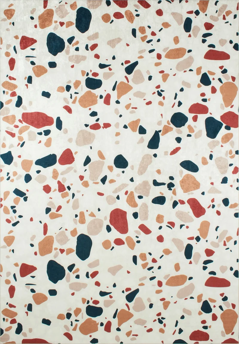 ALMAFIE - Tapis de bain multicolore - ALM749MUL