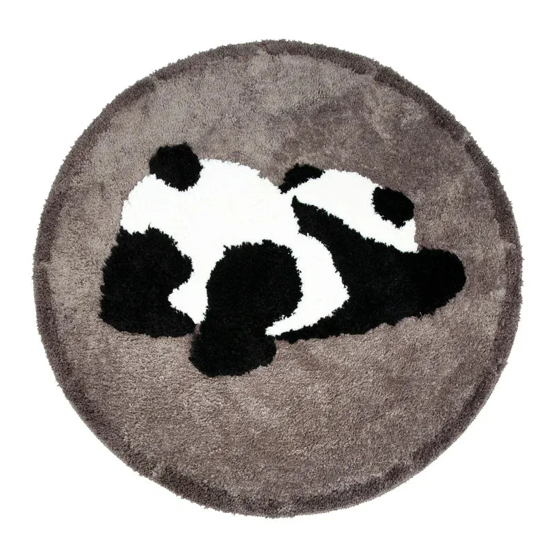 Tapis Panda Rond
