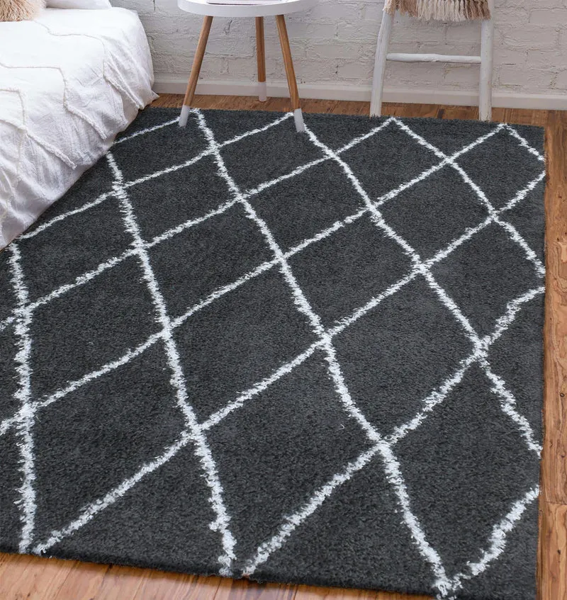 ASMA - Tapis berbère anthracite - ASM450ANT