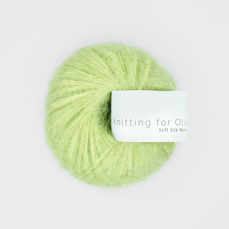 Knitting for Olive Soft Silk Mohair - Lemon Grass